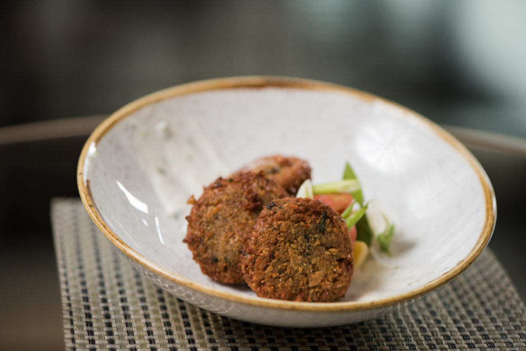 Falafel. Photo courtesy Emily Clack Photography for Equinox Restaurant.